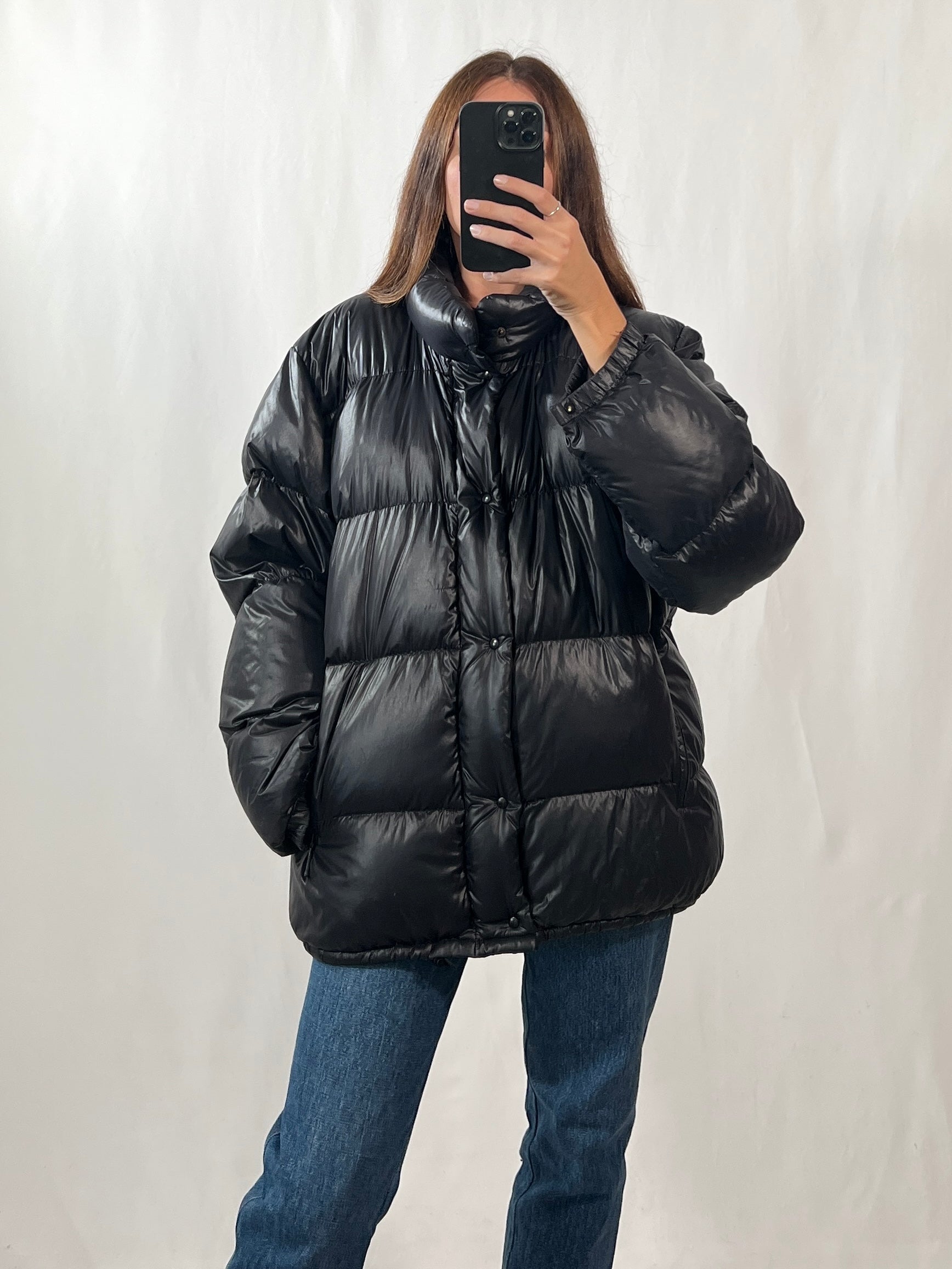 Giacca vintage Moncler antracite tg L