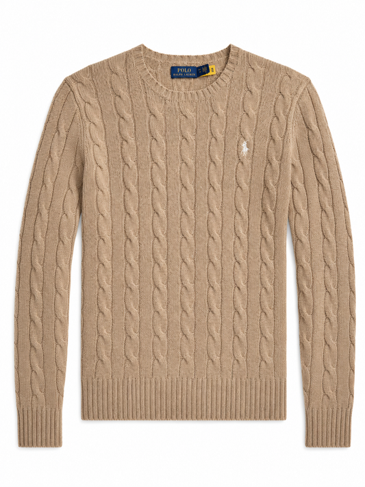 Maglia vintage Ralph Lauren cashmere a treccia tg XS/S