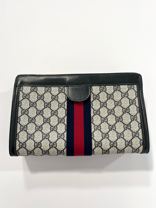 Borsa pochette vintage Gucci monogram