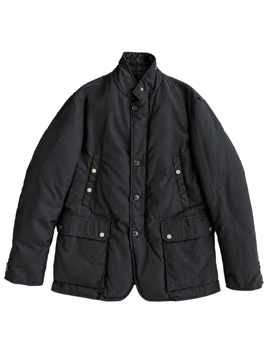 Giacca vintage Moncler imbottita nero tg 4