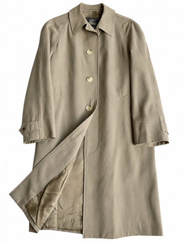 Cappotto vintage Burberry lana beige tg S/M