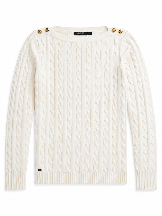 Maglia vintage Ralph Lauren cotone a treccia tg L