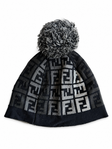 Cappello vintage Fendi lana monogram