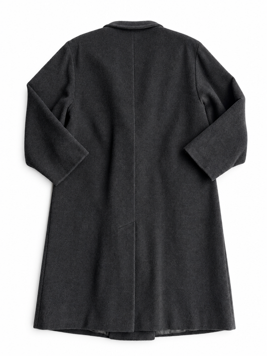 Cappotto vintage Max Mara grigio doppiopetto lana tg 42