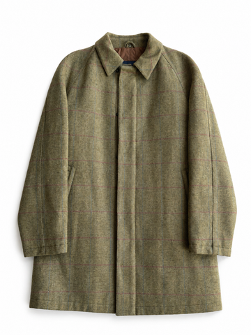 Cappotto vintage Herno in tweed check tg 52