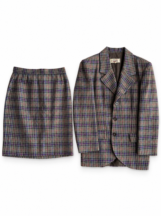 Tailleur vintage Christian Dior in lana tg 44