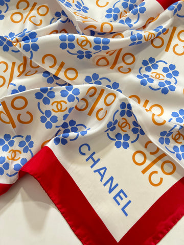 Foulard vintage Chanel in seta