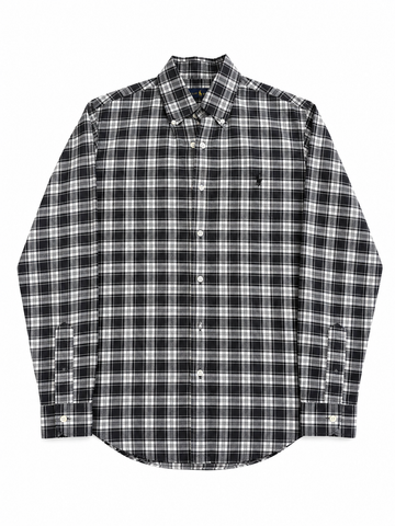 Camicia vintage Ralph Lauren nero/bianco tg S