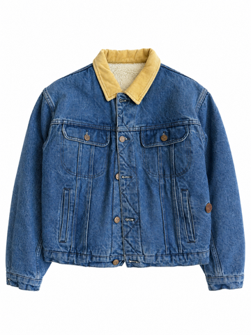 Giacca vintage Valentino Sherpa in denim tg M