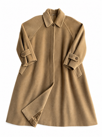 Cappotto vintage Max Mara cammello lana tg S