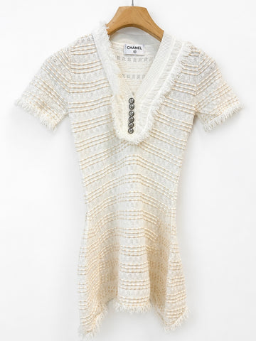 Vestito vintage Chanel avorio tg XS