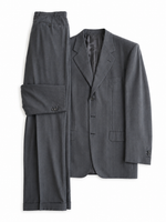 Abito vintage Brioni gessato in lana tg 50