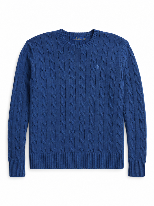 Maglia vintage Ralph Lauren cotone a treccia tg L
