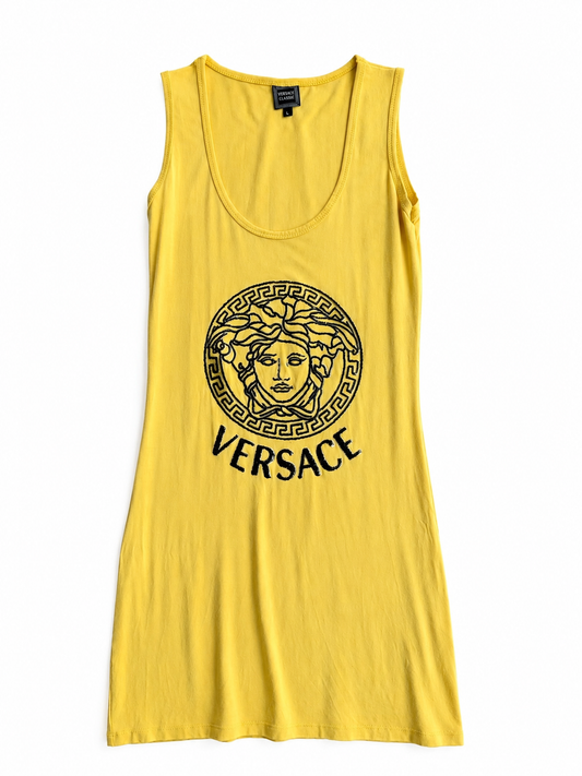 Vestito vintage Versace giallo tg L