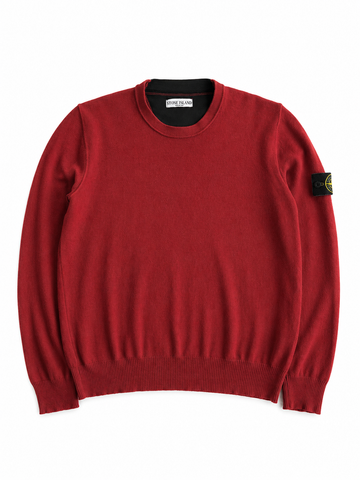 Maglia vintage Stone Island lana rosso scuro tg M