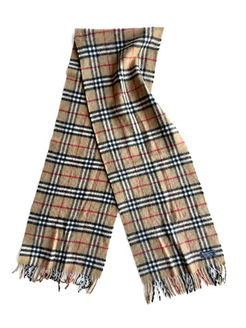 Sciarpa vintage Burberry lana tartan