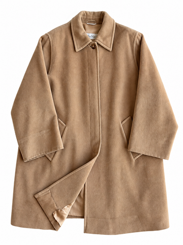 Cappotto vintage Max Mara cammello lana tg 42
