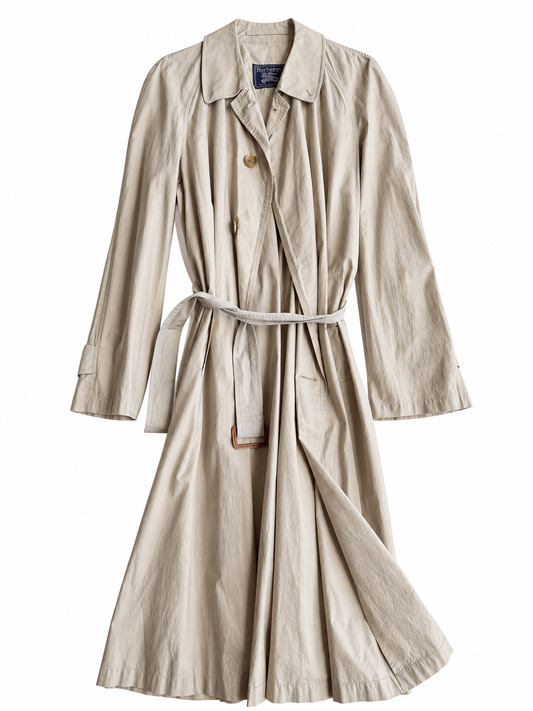 Trench vintage Burberry con cintura tg L