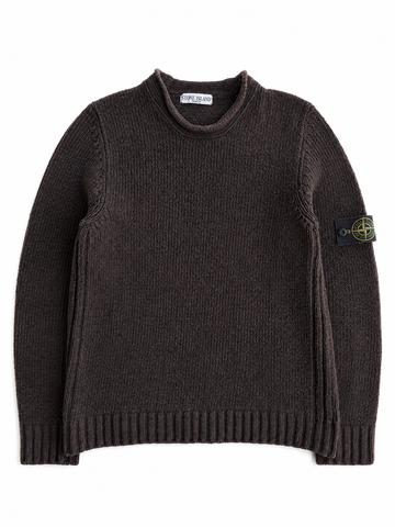 Maglia vintage Stone Island marrone lana tg M