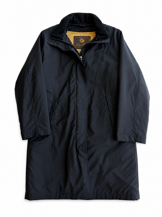 Giacca vintage Loro Piana nero con interno  tg 46