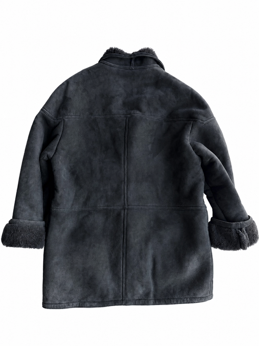 Montone Shearling vintage blunotte tg XL