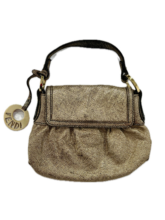 Borsa vintage Fendi pelle dorato
