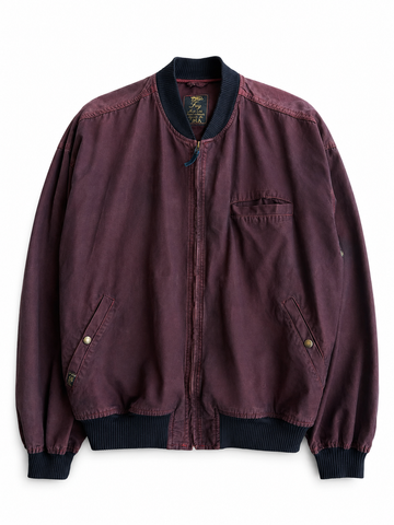 Giacca vintage Fay bomber bordeaux tg M