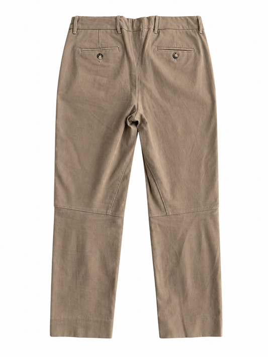 Pantalone vintage Loro Piana cotone marrone tg 42