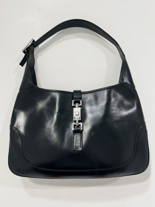 Borsa vintage Gucci Jackie nero pelle