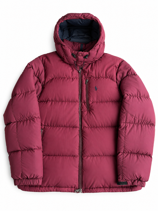 Giacca vintage Ralph Lauren imbottita bordeaux tg L