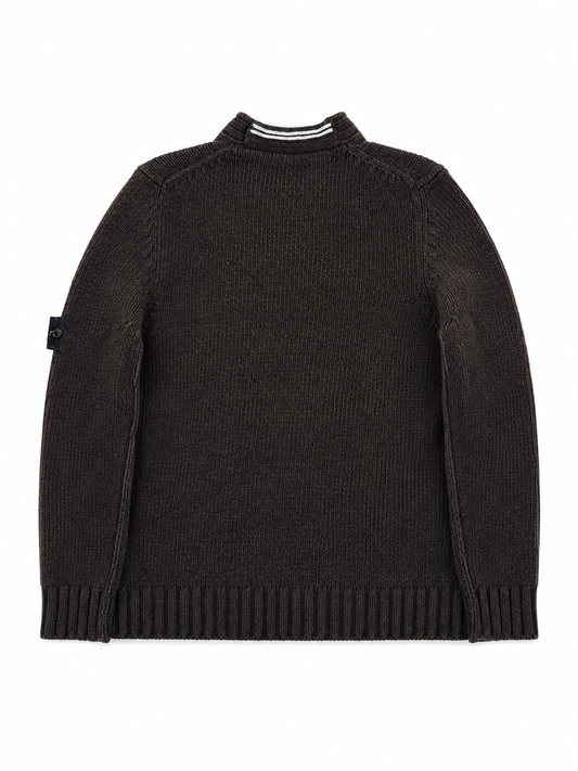 Maglia vintage Stone Island marrone cotone tg M