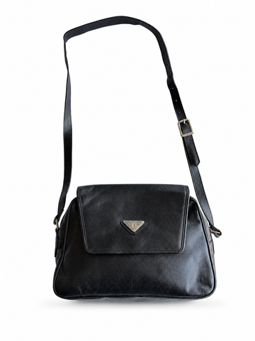 Borsa vintage Yves Saint Laurent nera pelle