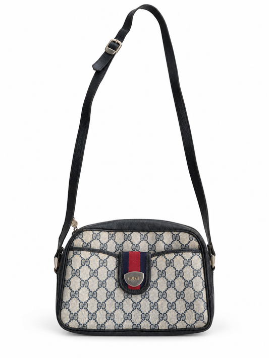Borsa vintage Gucci monogram con tracolla