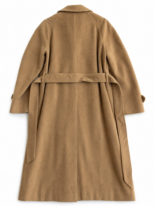 Cappotto vintage Burberry cammello con cintura tg S/M