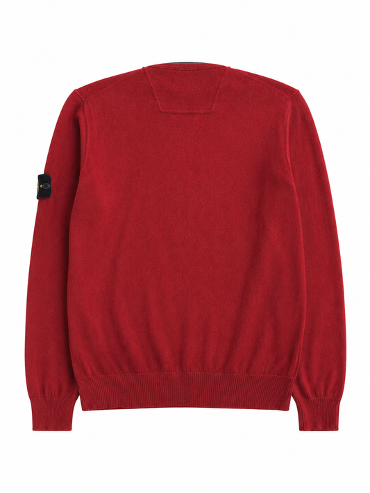 Maglia vintage Stone Island lana rosso scuro tg M
