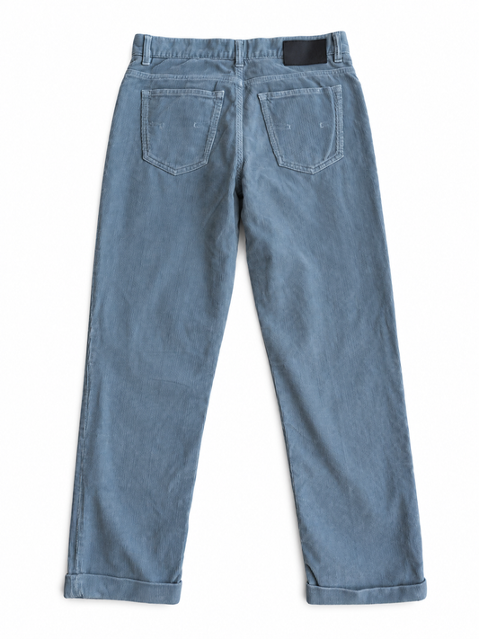 Pantalone vintage S. Ferragamo millerighe tg 48
