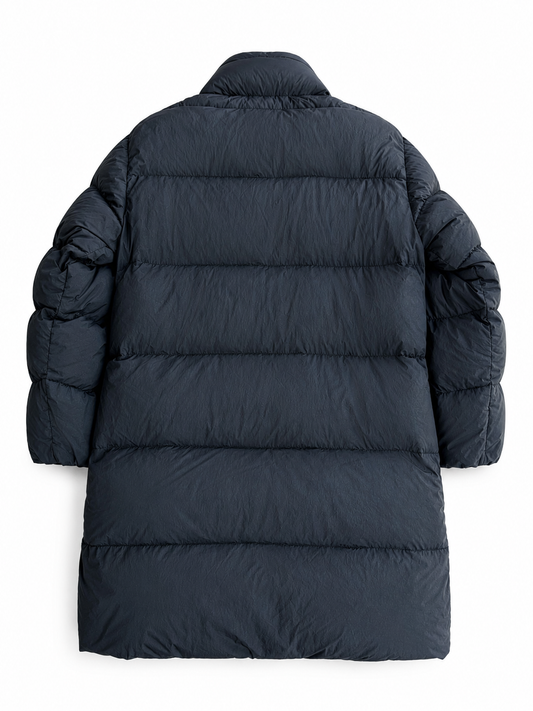 Giacca vintage Stone Island crinkle reps NY down long tg L