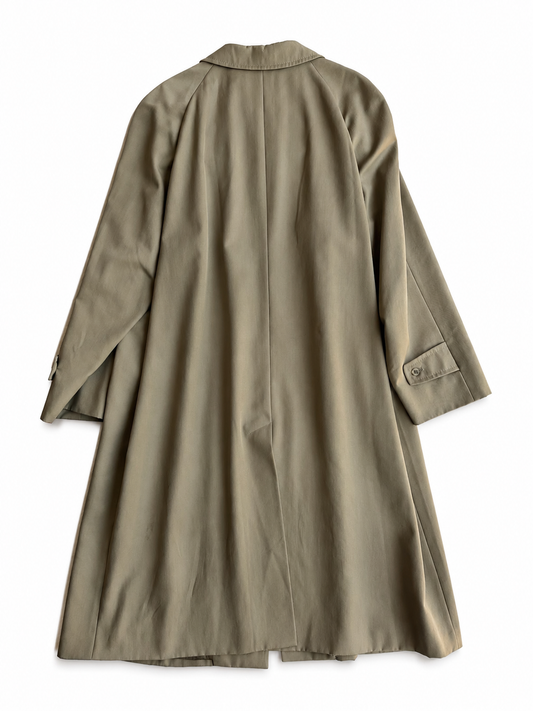 Cappotto/trench vintage Aquascutum lana verdone tg 46