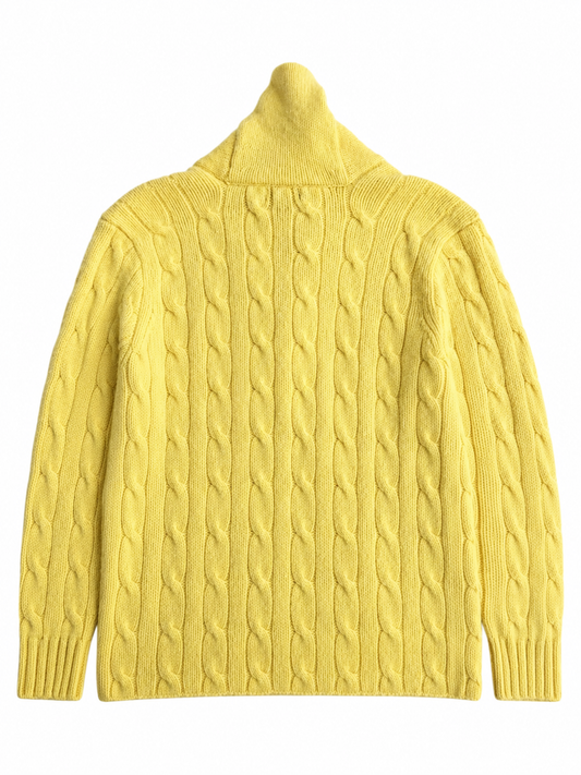 Maglia vintage Ralph Lauren a treccia in lana tg M