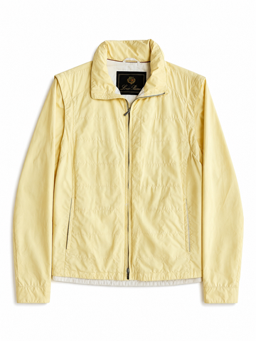 Giacca vintage Loro Piana trapuntata giallo tg XL
