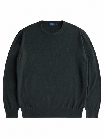 Maglia vintage Ralph Lauren verdone lana merino tg XL+