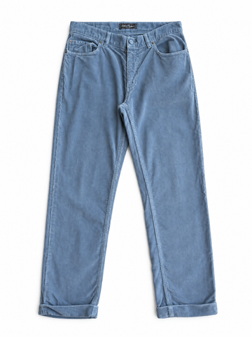 Pantalone vintage S. Ferragamo millerighe tg 48