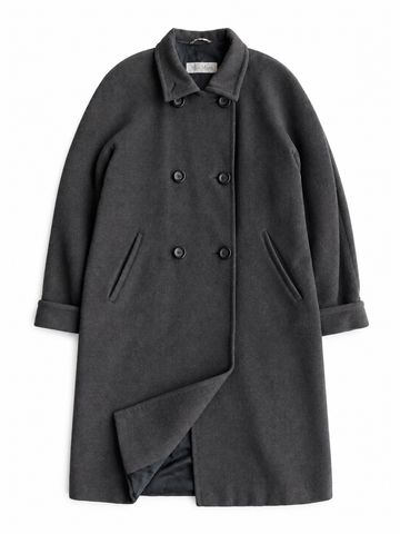 Cappotto vintage Max Mara cashmere grigio tg 42
