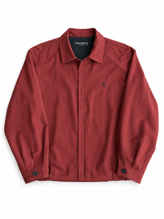 Giacca vintage Yves Saint Laurent bordeaux tg S/M