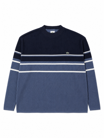 Maglia vintage Lacoste blu lana tg XXL