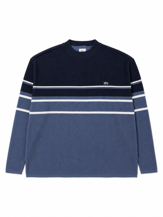 Maglia vintage Lacoste blu lana tg XXL