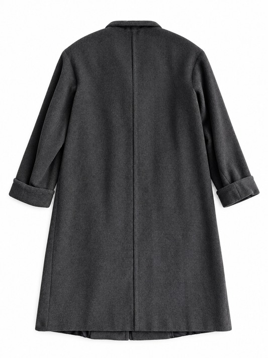 Cappotto vintage Max Mara cashmere grigio tg 42