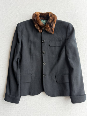 Blazer vintage Ralph Lauren nero tg M