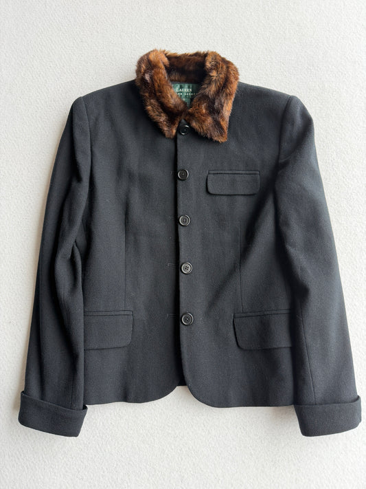 Blazer vintage Ralph Lauren nero tg M