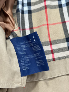 Trench vintage Burberry beige tg XL